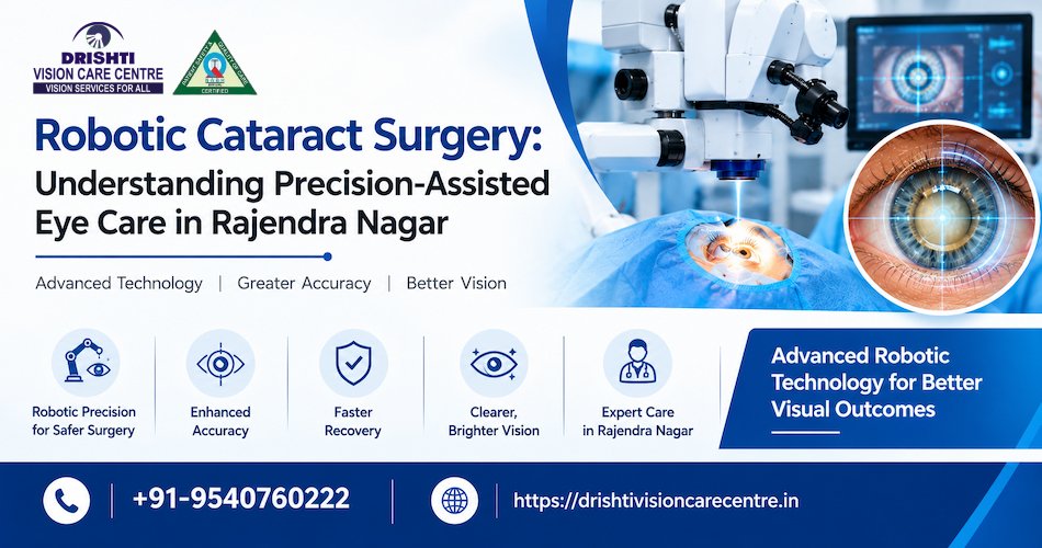 Robotic Cataract Surgery in Rajendra Nagar